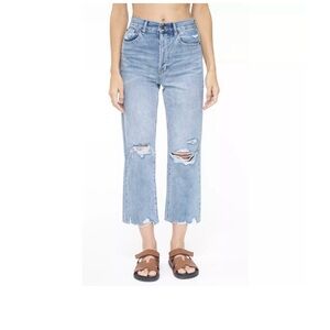 Pistols Cassie Super High Rise Straight Crop Los Felize - Size 27
